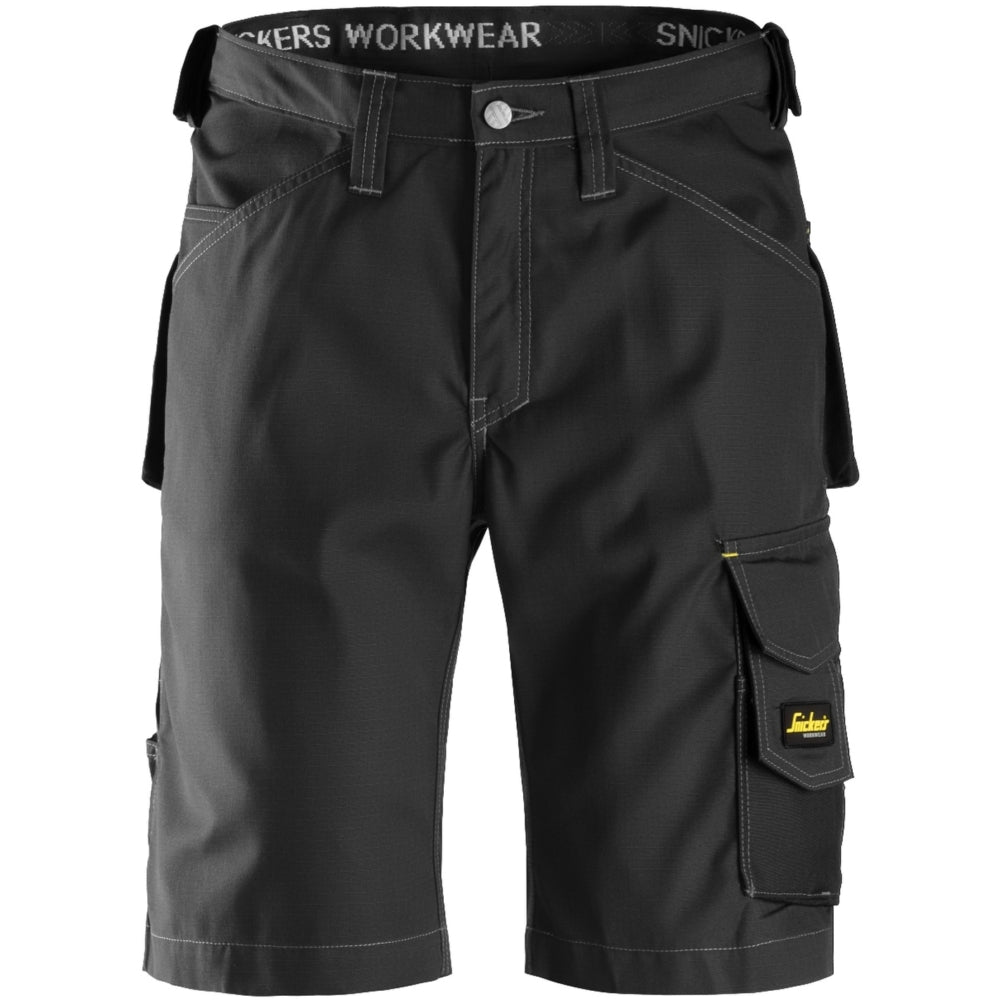 Snickers - Craftsmen Shorts, Rip-Stop - Black\\Black