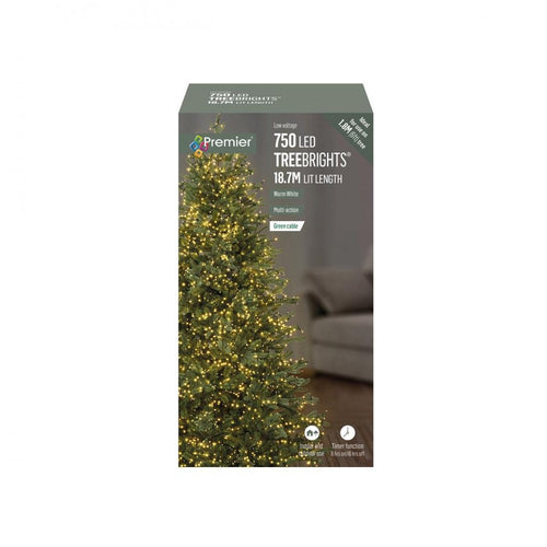 Premier - 750 LED Multi-Action Treebrights with Timer - White