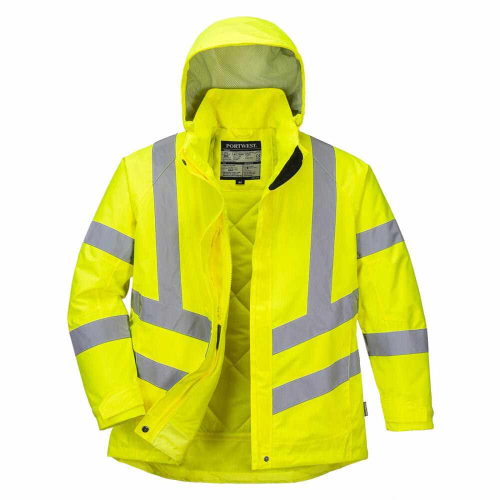 Portwest  - Women's Hi-Vis Winter Jacket - Yellow