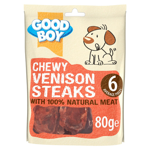 Good Boy - Venison Steaks 80g