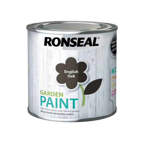 Ronseal Garden Paint English Oak 250ml