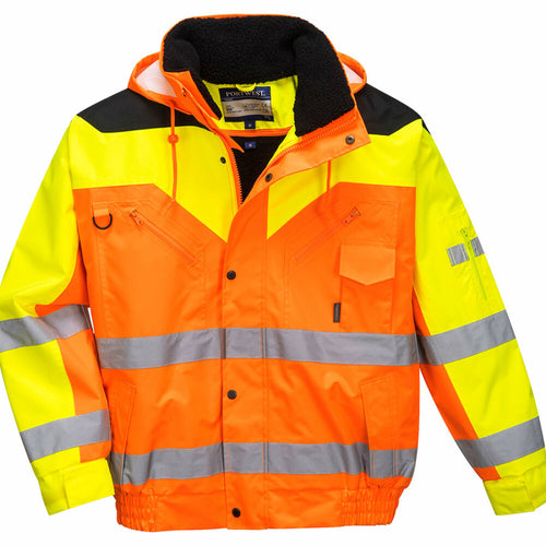 Portwest  - Contrast Plus Bomber Jacket - Orange