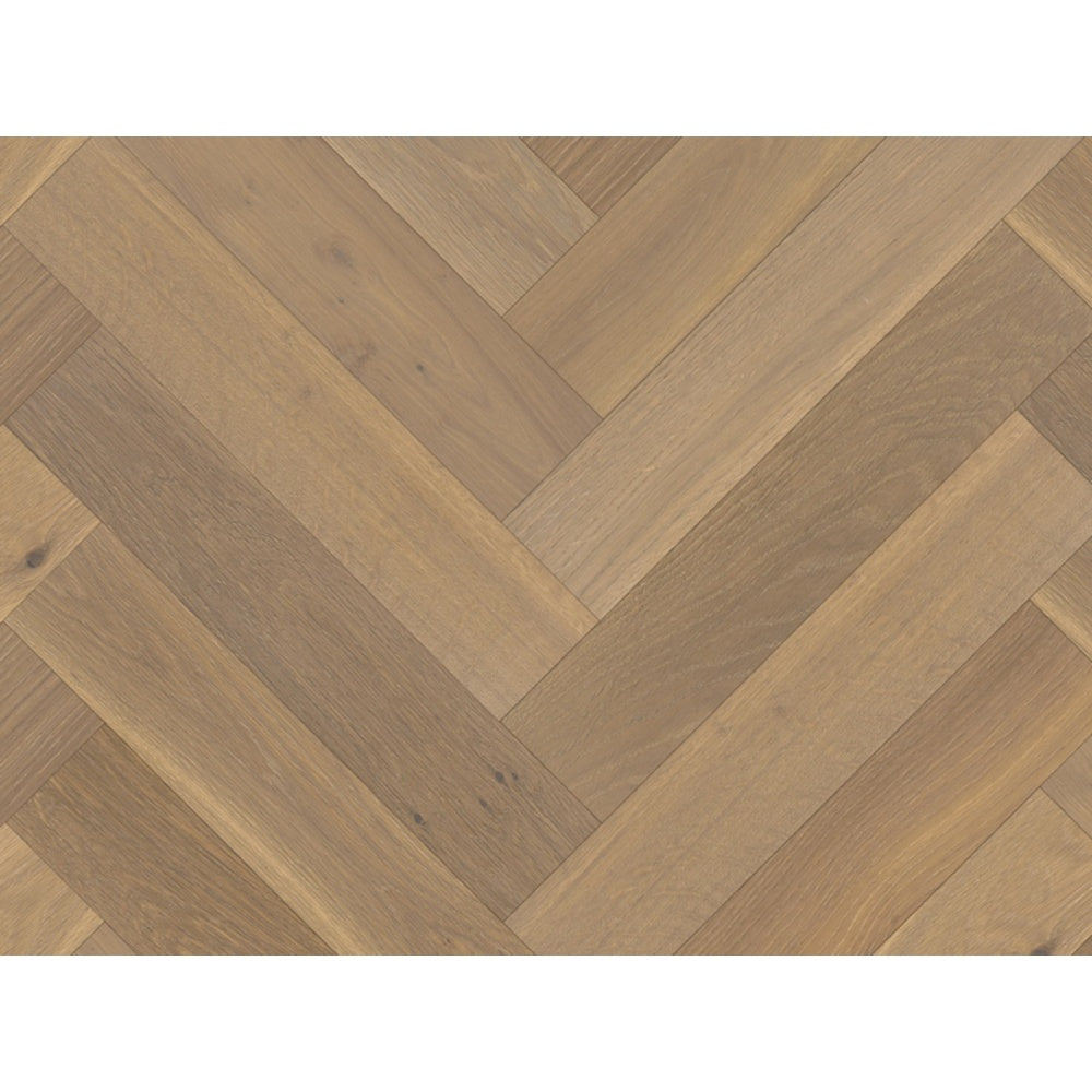 Herringbone Abbey Oaksmoked, White, UV Matt Lacquered Engineered Flooring 18mm