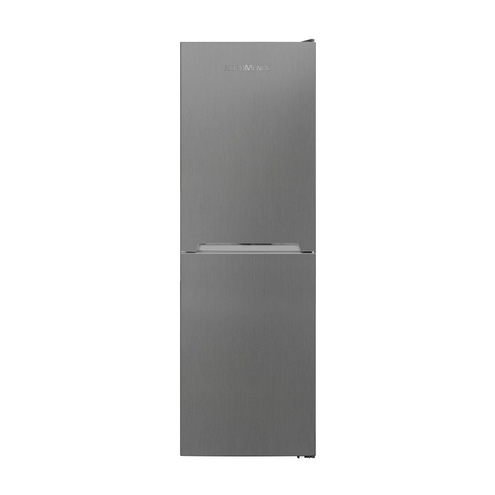 NordMende 54cm Freestanding 166cm NoFree Fridge Freezer Stainless Steel Look