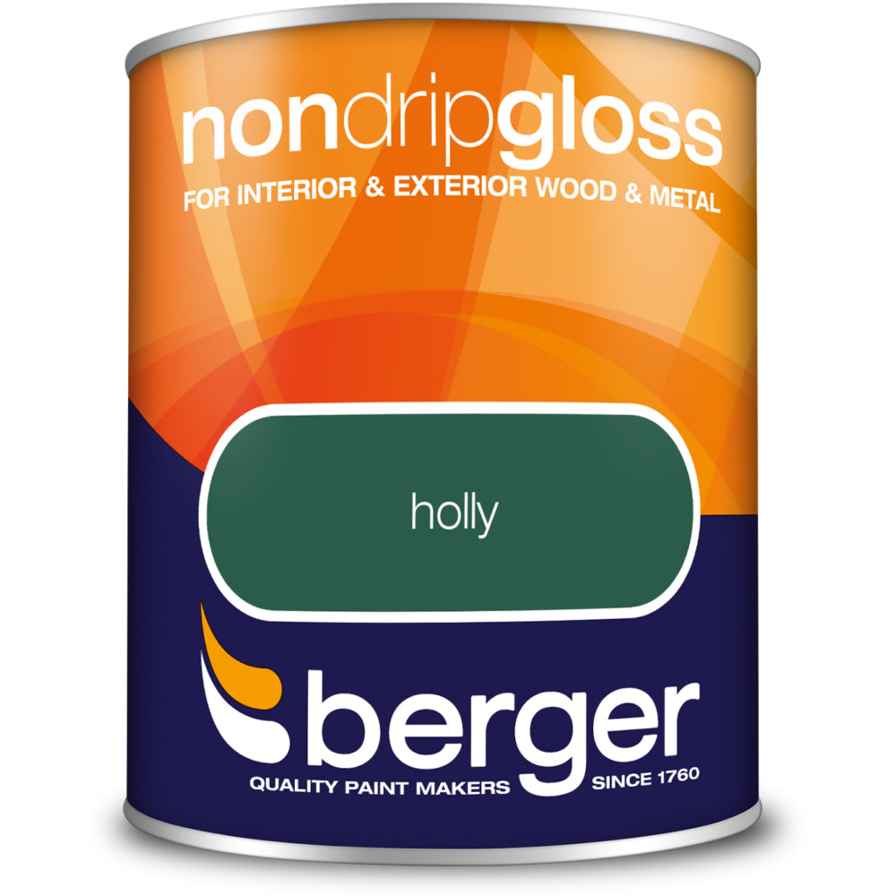 Berger Non Drip Gloss Holly 750ml