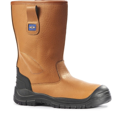 Rockfall - Proman PM104 Chicago Fur Lined Rigger Tan Size 10
