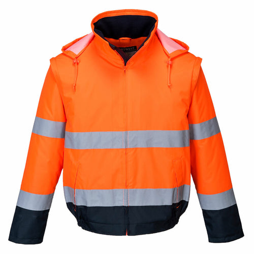 Portwest  - Essential 2-in-1 Jacket - Orange/Navy