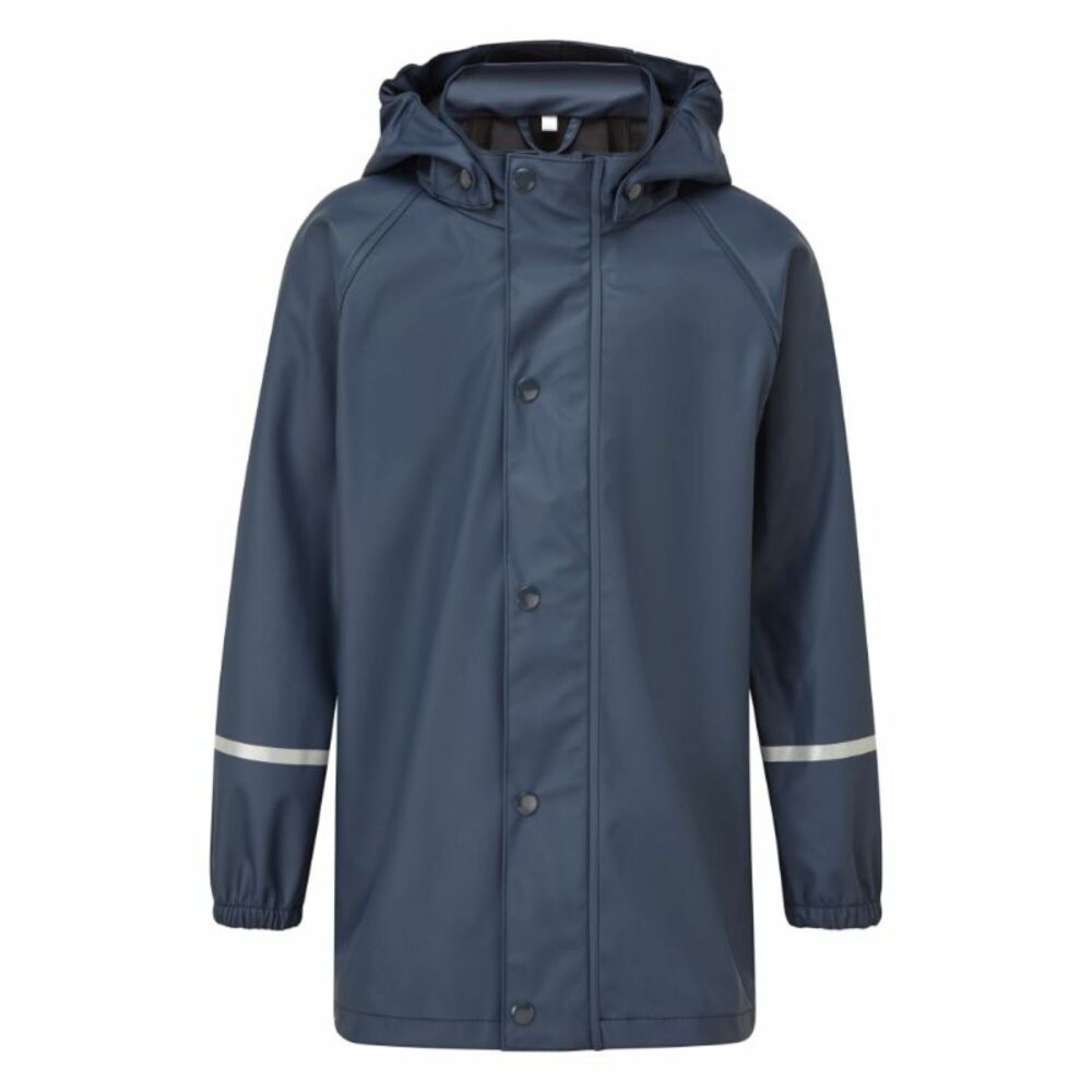 Fort Kids Splashflex PU Waterproof Jacket Navy - Age 7-8 Years