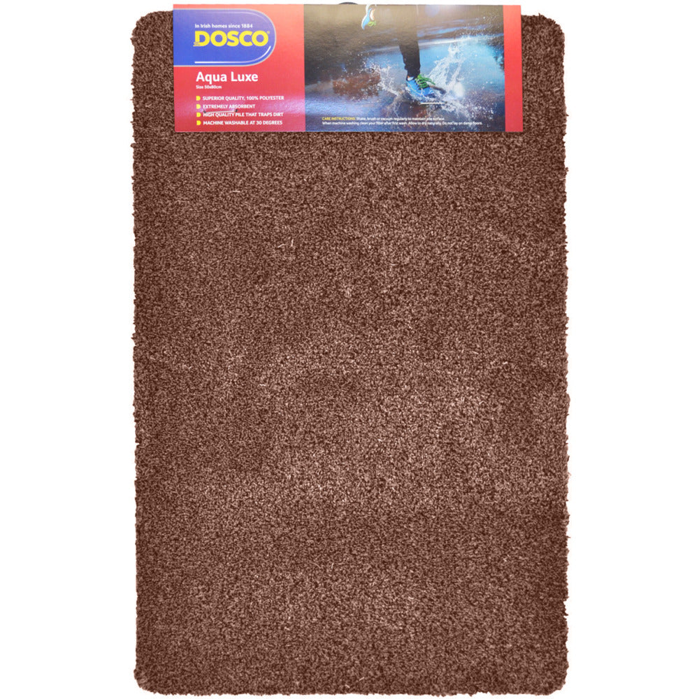 Dosco - Aqualuxe Mat 50cm x 80cm Brown