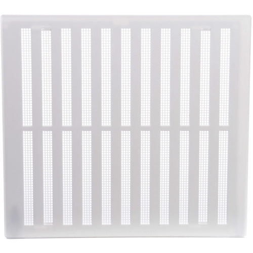 Hit & Miss Vent White - (HM123FBG) 9in x 9in