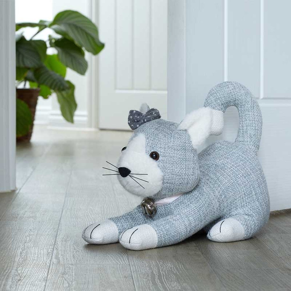 Outside In - Feline Frolic Doorstop