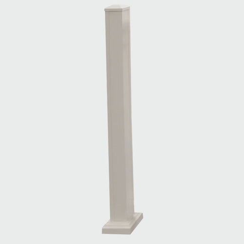 Ultrashield Aluminium Rail Post White for Composite Decking 1010mm