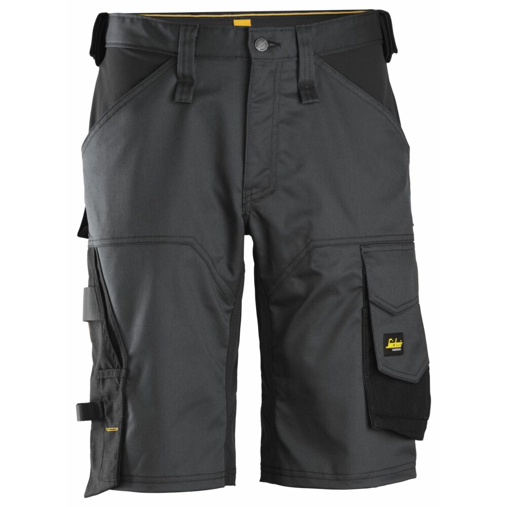 Snickers - AllroundWork, Stretch Loose Fit Work Shorts - Steel grey\\Black