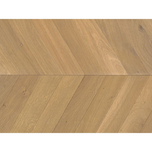 Chevron Panel Melbourne Oak Smoked White Engineered Flooring 18mm