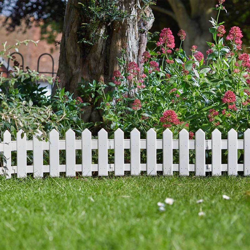 Smart Garden - PicketFence, White, 20cm x 1.6m