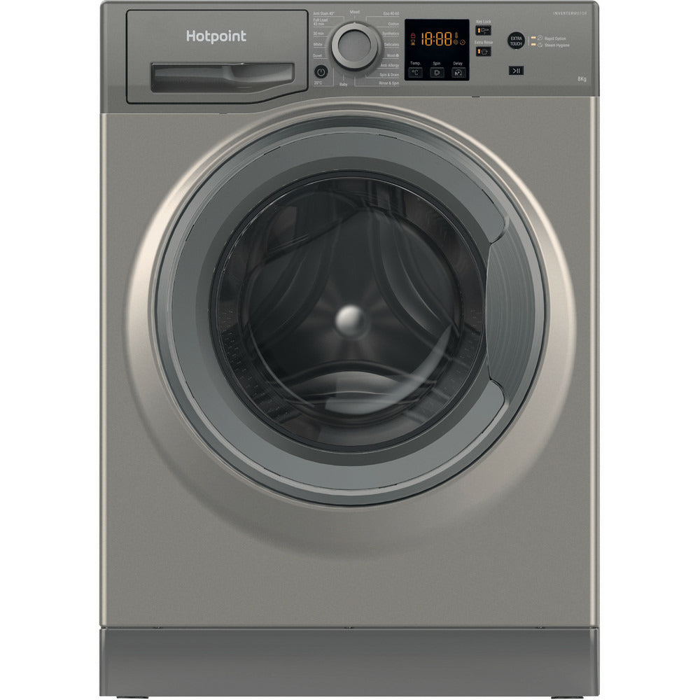 Hotpoint Washing Machine 8Kg NSWM 843C GG UK N