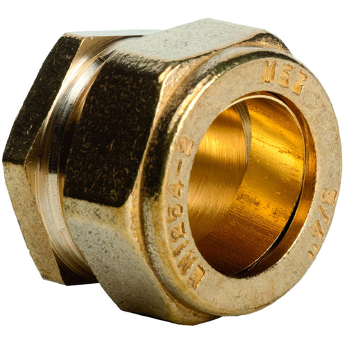 South Coast Brass - 1/2\ Compression Stop End 351