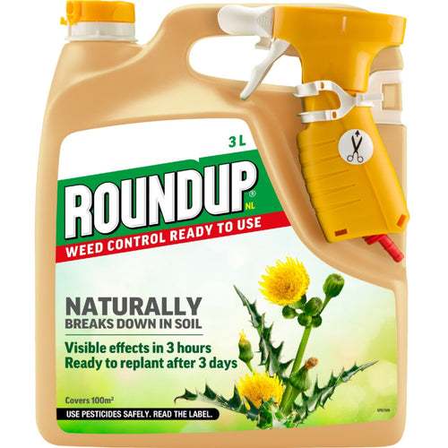 Roundup Natural Weedkiller RTU 3L