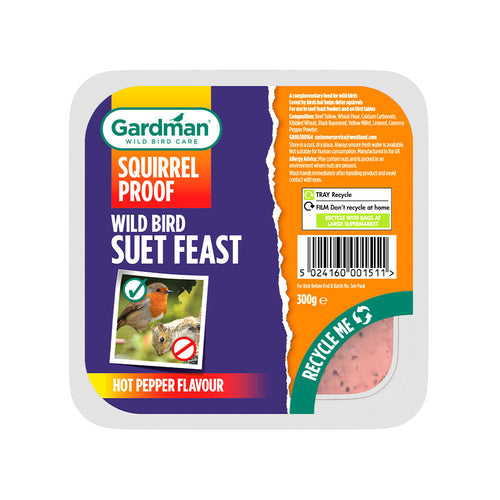 Gardman Squirrel Proof Suet Suet Feast