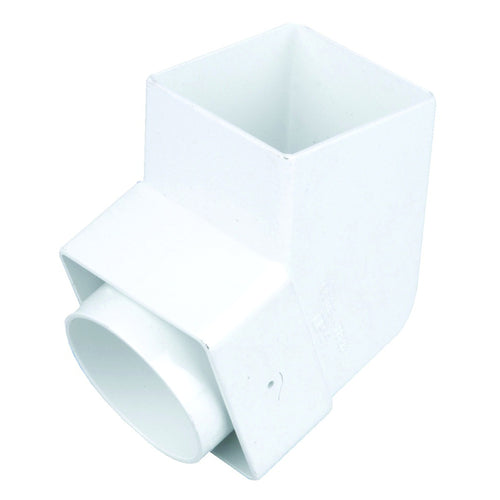Rainwater SquareLine OsRSq PVC-U Offset Bend - Spigot White 61mm