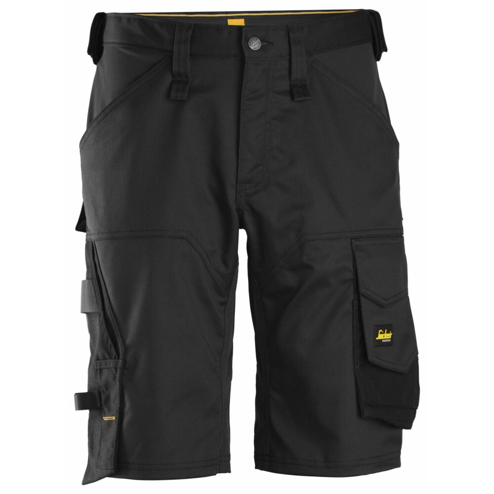 Snickers - AllroundWork, Stretch Loose Fit Work Shorts - Black\\Black