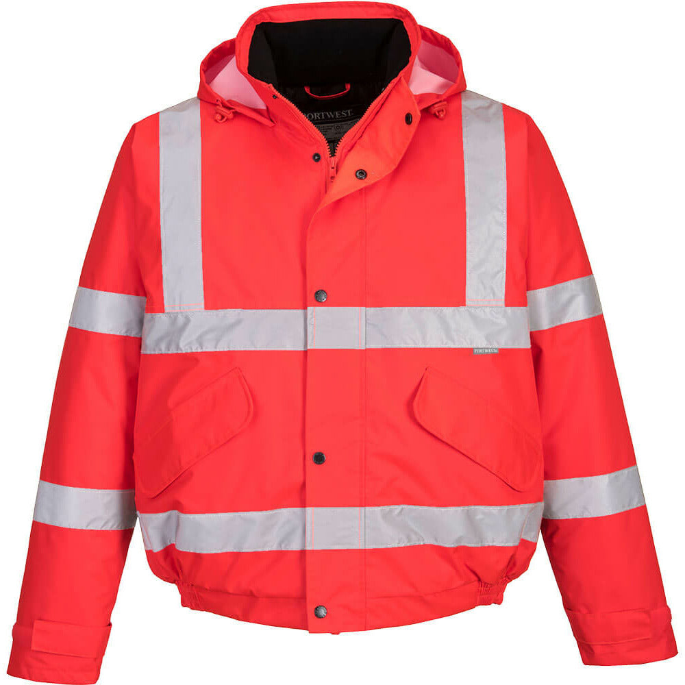 Portwest  - Hi-Vis Bomber Jacket - Red