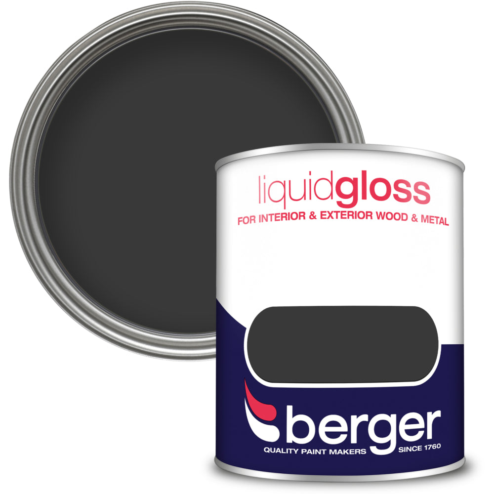 Berger Liquid Gloss Black 750ml