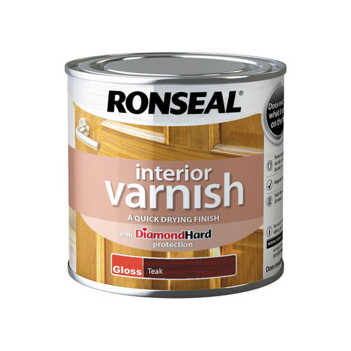 Ronseal Interior Varnish Teak Gloss 250ml