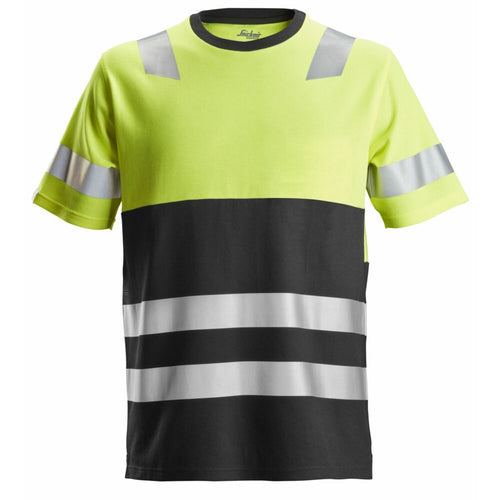 Snickers - High-Vis Class 1 T-Shirt - High vis yellow\\Black