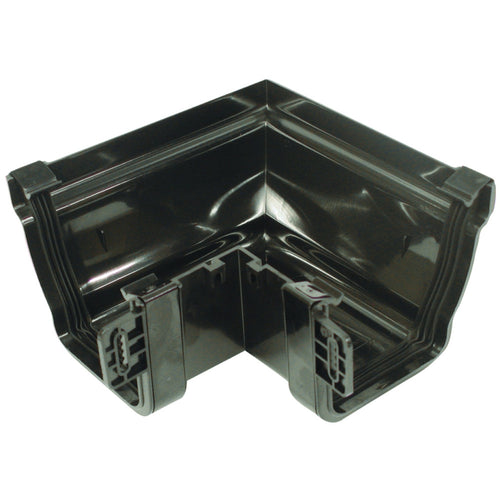 Rainwater StormLine OsRSt PVC-U Gutter Angle External 90° Black 111mm