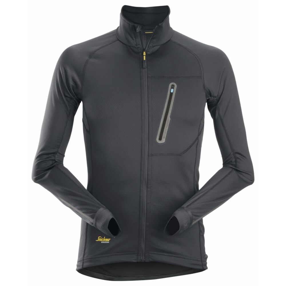 Snickers - LiteWork, Full Zip Midlayer - Steel grey\\Steel grey