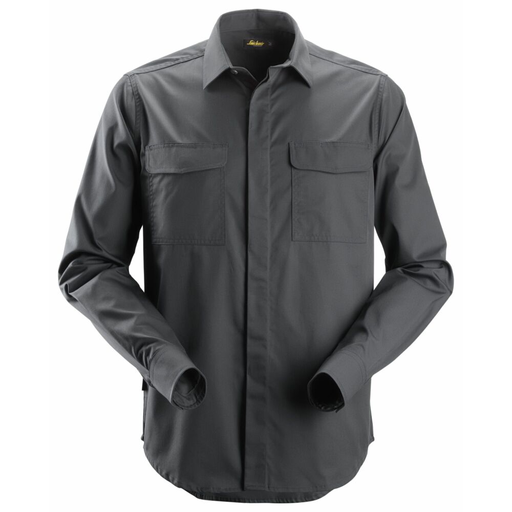 Snickers - Service, Long Sleeve Shirt - Steel grey