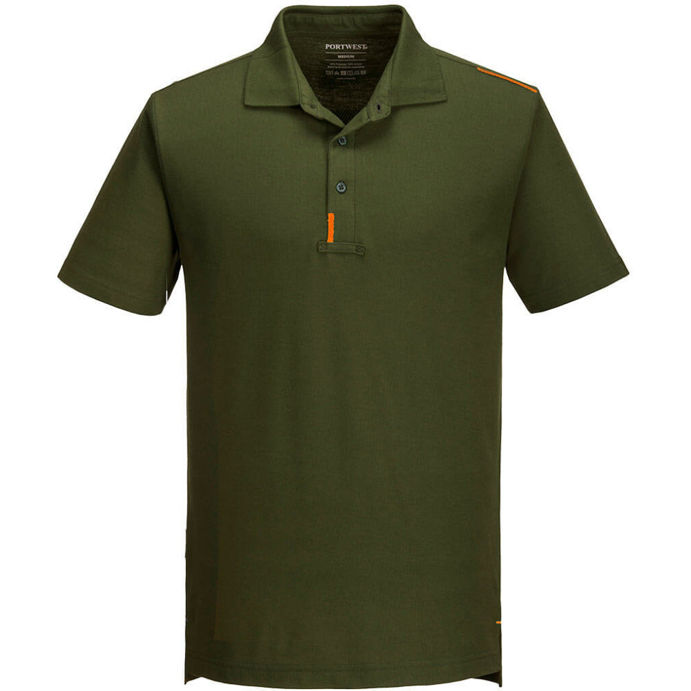 Portwest - WX3 Polo Shirt - Olive Green