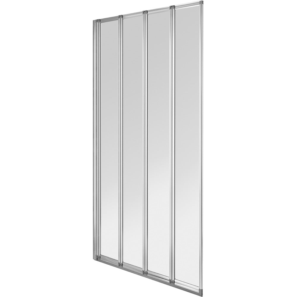 Chrome 4 Folding Bath Screen