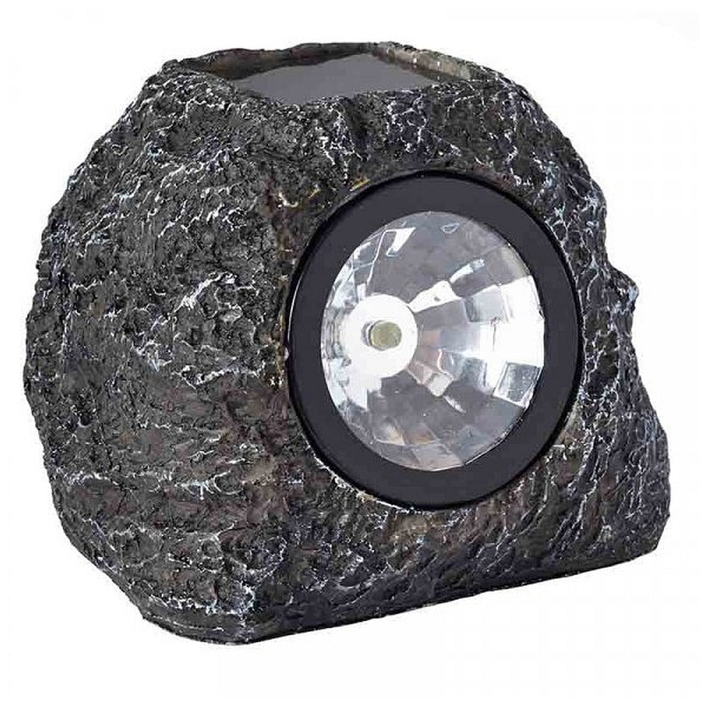 Smart Solar Granite Rock Spot Lights 3 Lumen - 4pk