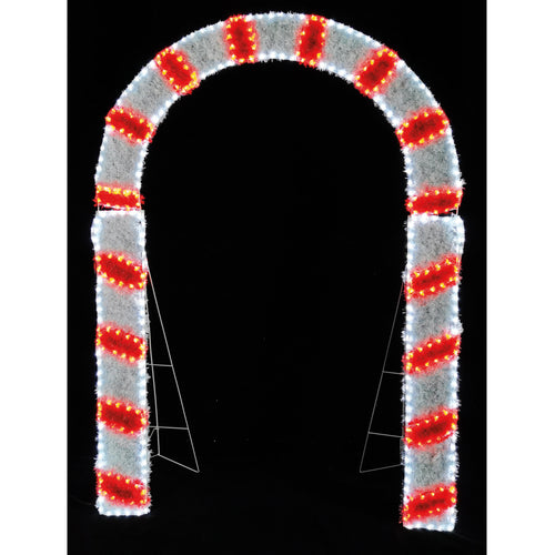 LED Candy Cane Arch Rope - 200cm x 150cm