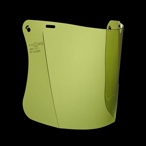 Hellberg - Polycarbonate Green Visor