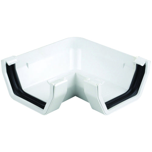 Rainwater SquareLine OsRSq PVC-U Gutter Angle 90° White 100mm