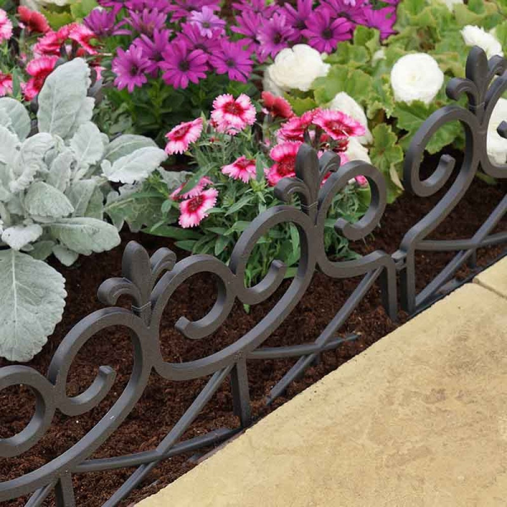 Smart Garden - Scroll Garden Edging - 4 Pack, POS 12