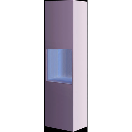 Lucca 350mm Tall Boy Wall Cabinet- Gloss Taupe