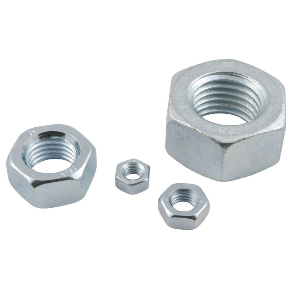 Tucks - M10 Hex Full Nuts DIN934 Plain 100 Class6 (Box1000)