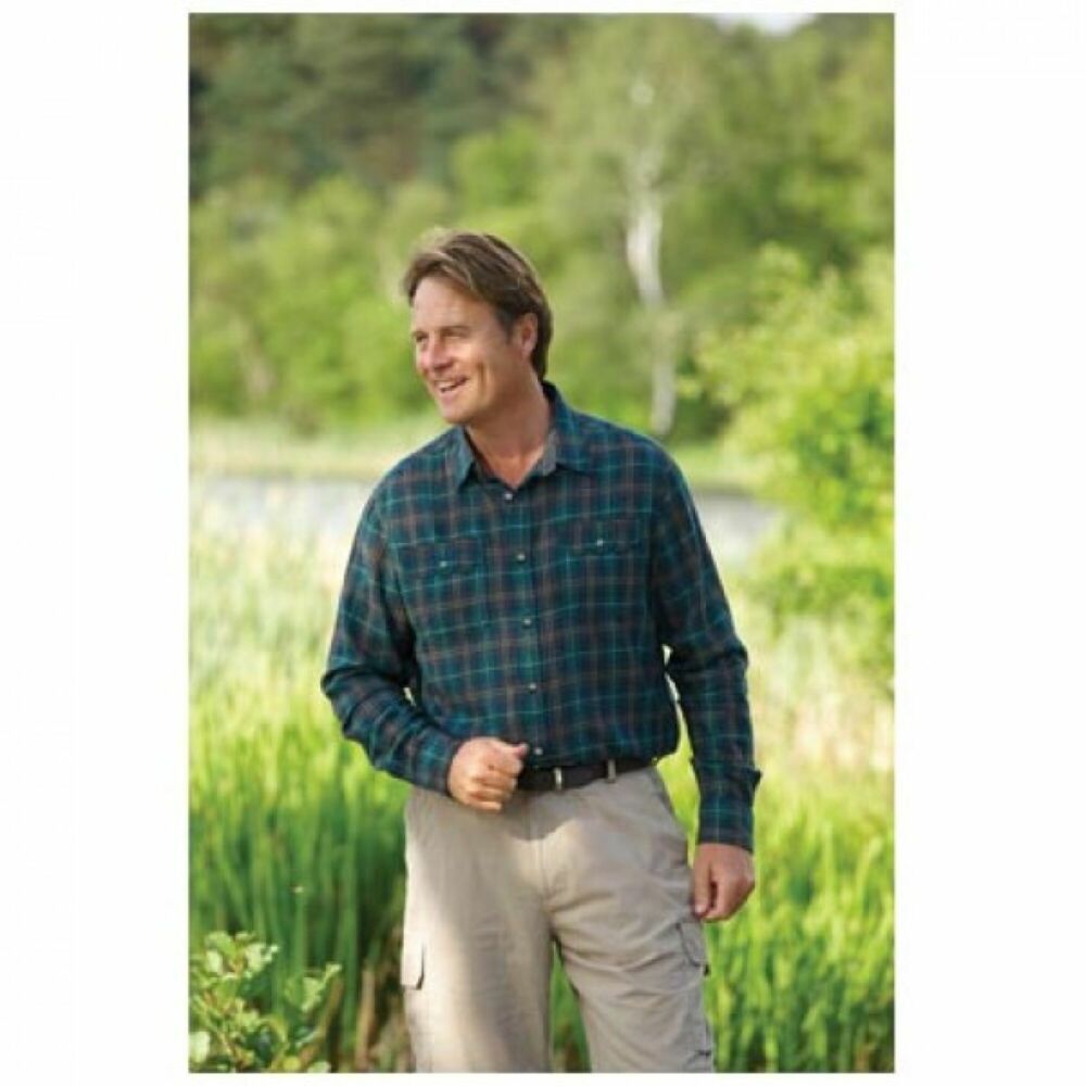 Champion Kilbeggan Cotton Long-Sleeved Shirt Green - M