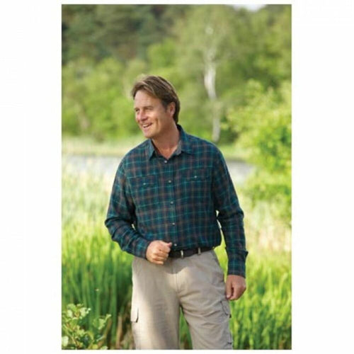Champion Kilbeggan Cotton Long-Sleeved Shirt Green - M