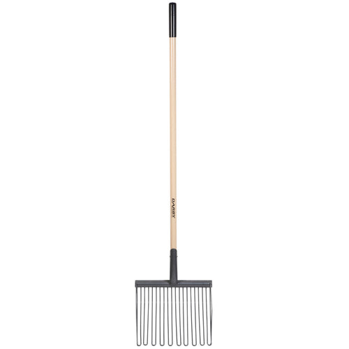 True Temper Darby Bedding Fork LH Steel Head Wood Handle