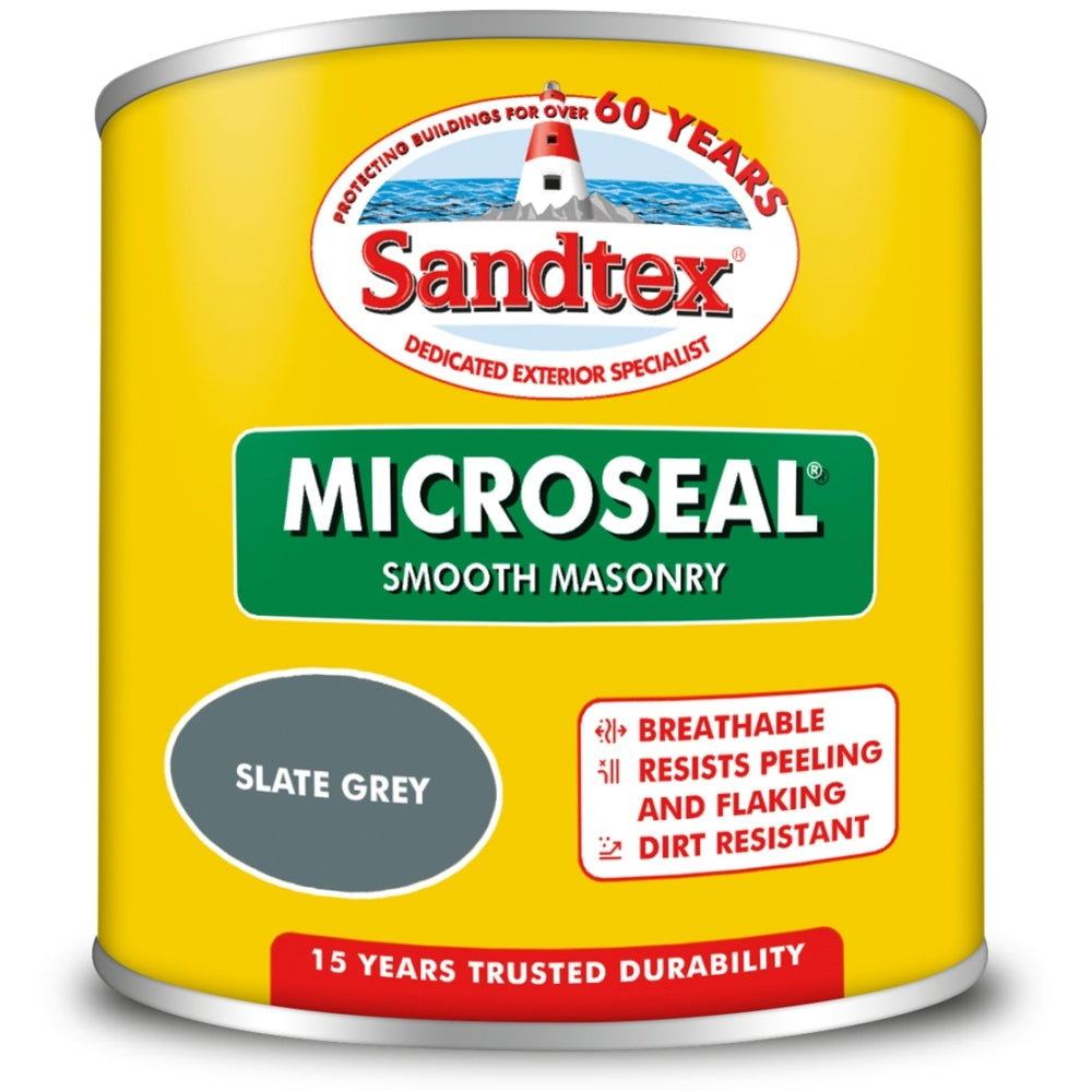 Sandtex Microseal Smooth Masonry Slate Grey 150ml