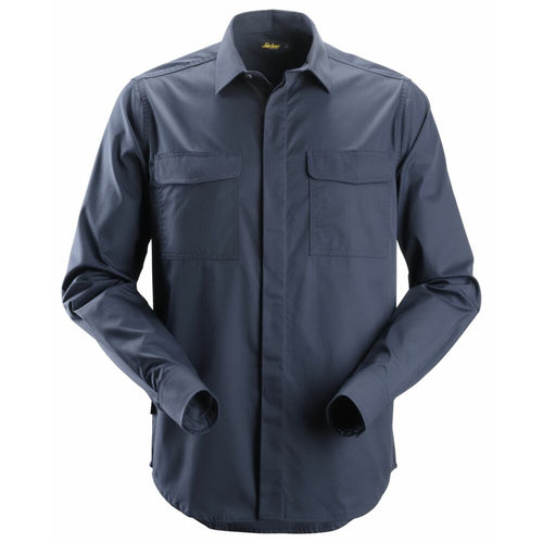 Snickers - Service, Long Sleeve Shirt - Navy