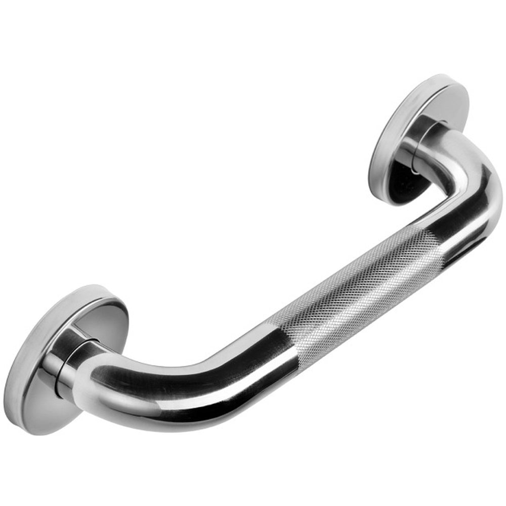 Croydex 300mm Stainless Steel Grab Bar with Anti-Slip Grip