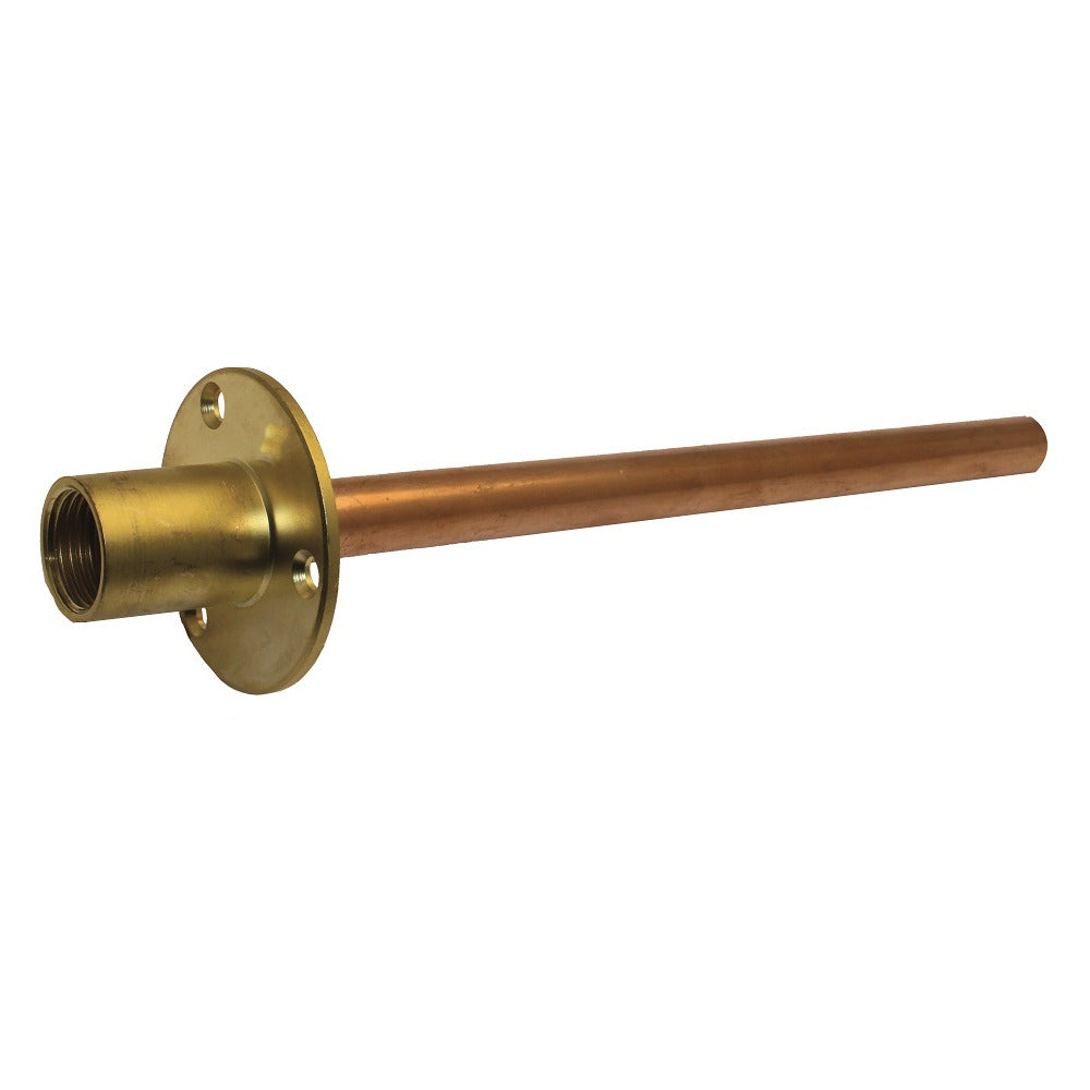 South Coast Brass - Wall Plate & Copper Tube 1/2\ & 14.7mm x 350mm