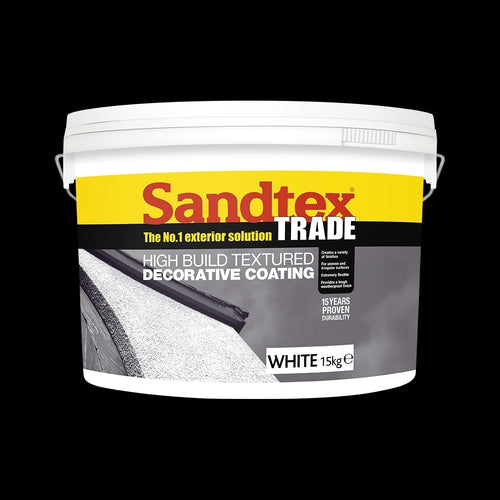 Sandtex Trade High Build White 15kg