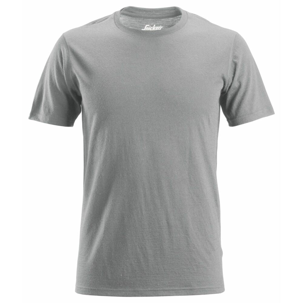 Snickers - AllroundWork, Wool T-Shirt - Grey Melange